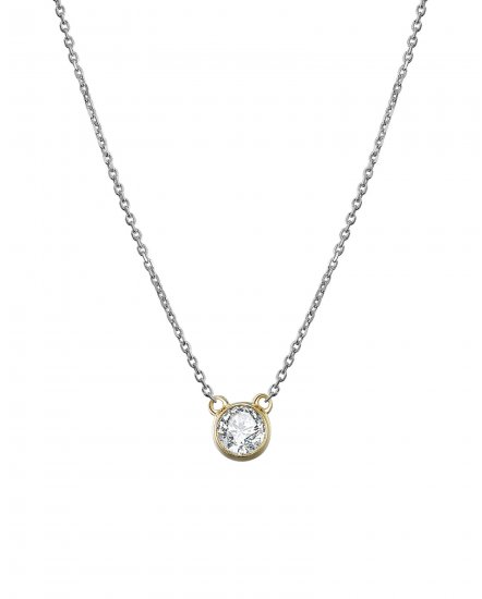 BEZEL DIAMOND NECKLACE (TN338)
